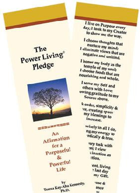 The Power Living Pledge Bookmarks